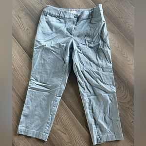 Loft chino pants- slate blue- size 8